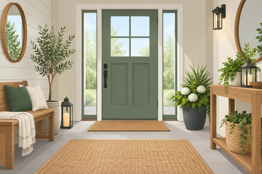 7 Ways to Design an Entryway With Outdoor Accents