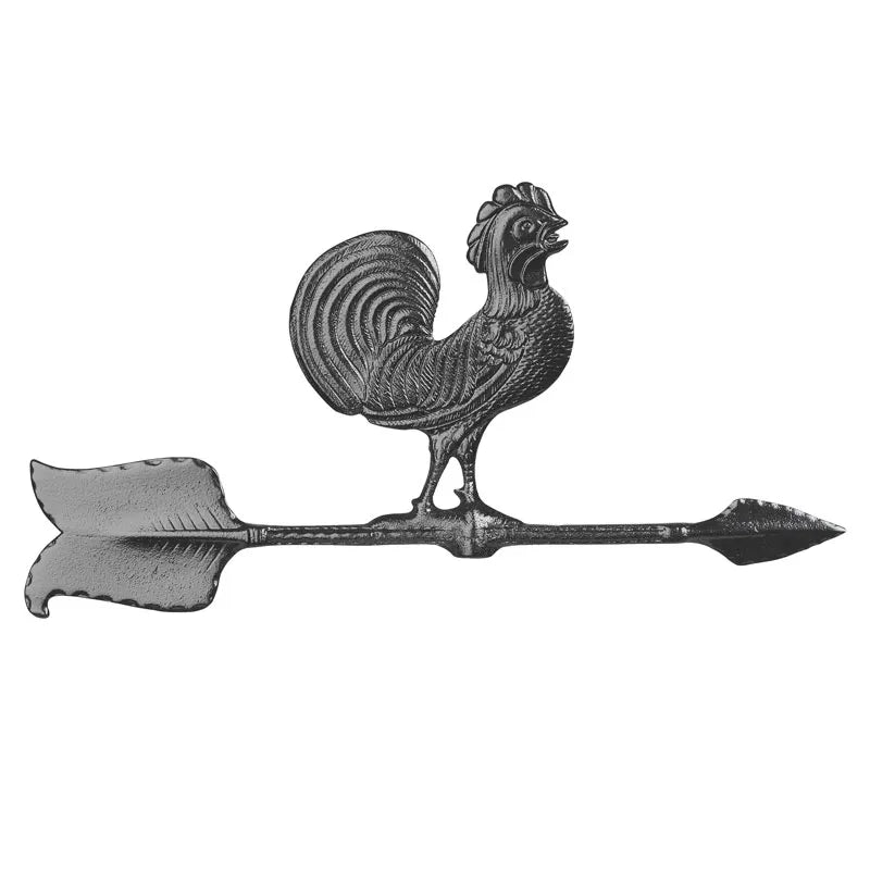 Whitehall 24" Rooster Accent Weathervane - Black
