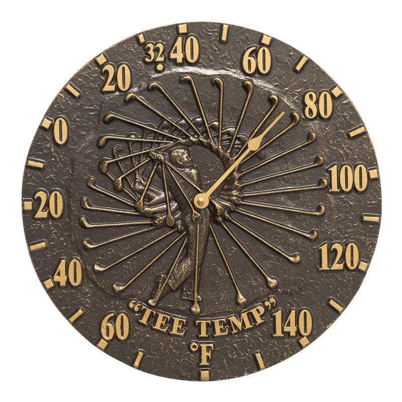 Copy Of Whitehall Products Golfer 12 Wall Clock French Bronze
