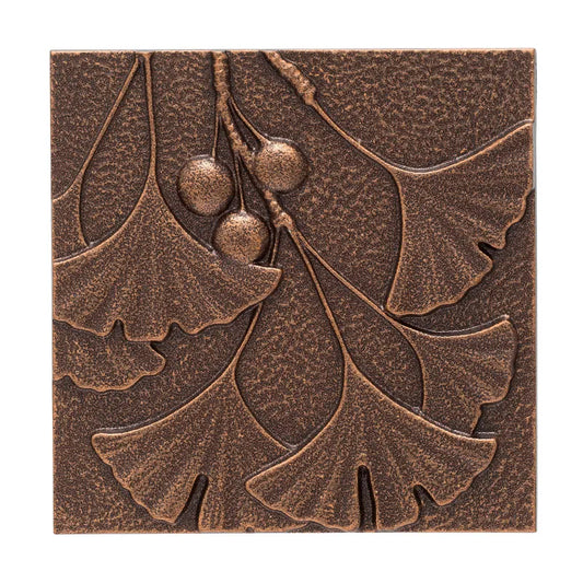 Whitehall Gingko Leaf Wall Décor - Antique Copper