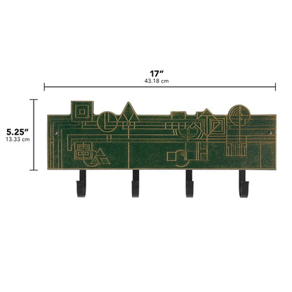 Frank Lloyd Wright Four-Hook Plaque