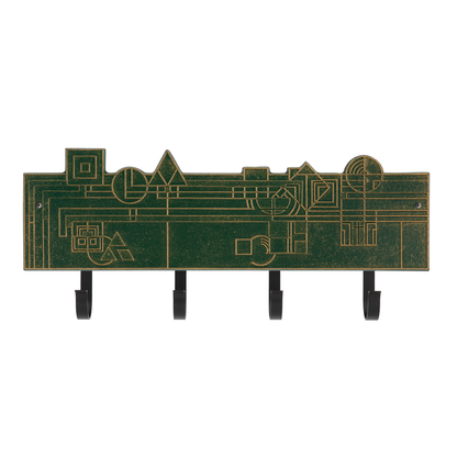 Frank Lloyd Wright Four-Hook Plaque