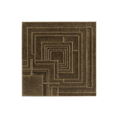 Frank Lloyd Wright Ennis Tile Plaque - 8" x 8"