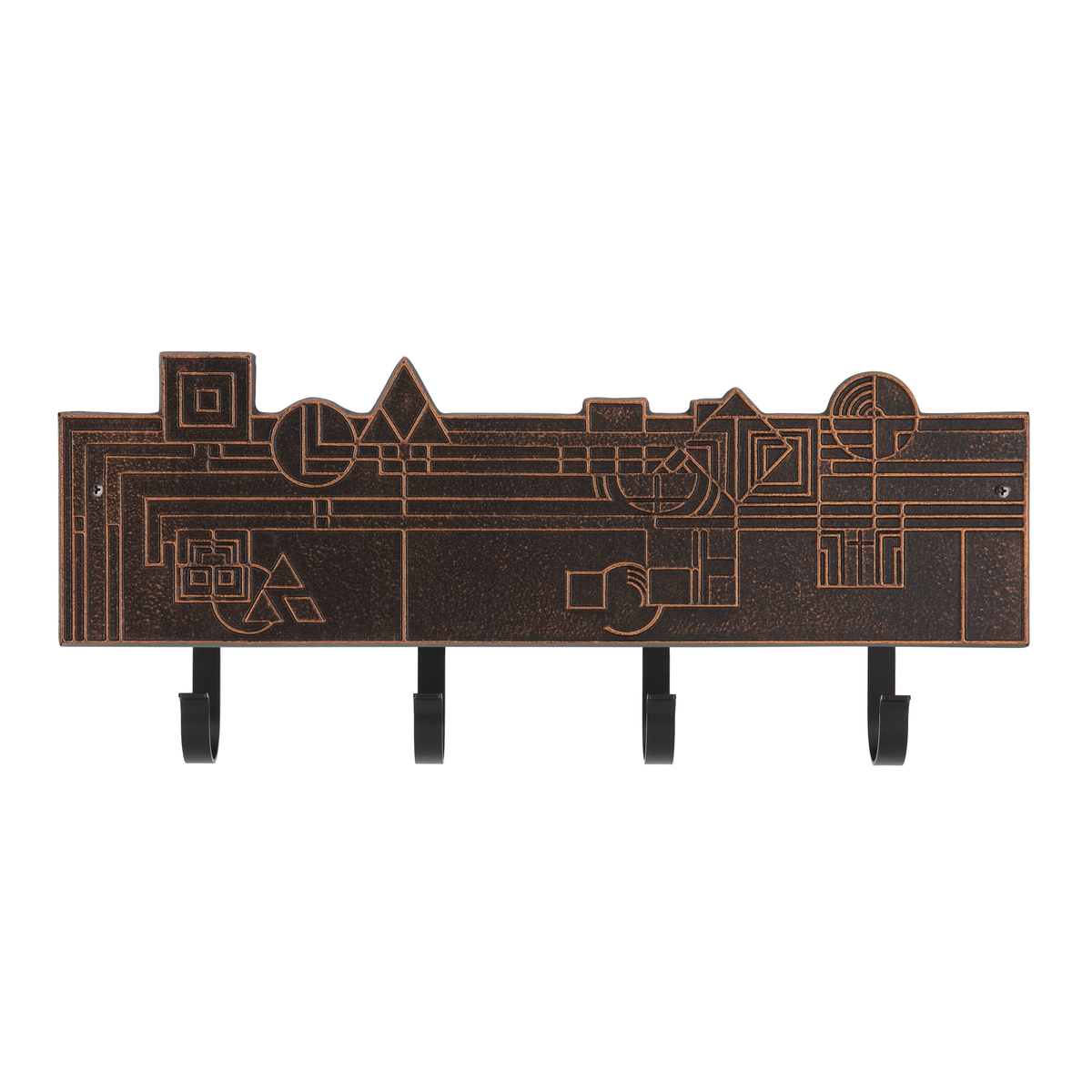 Frank Lloyd Wright Four-Hook Plaque