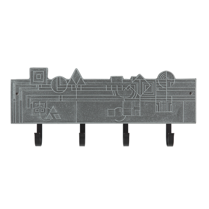 Frank Lloyd Wright Four-Hook Plaque