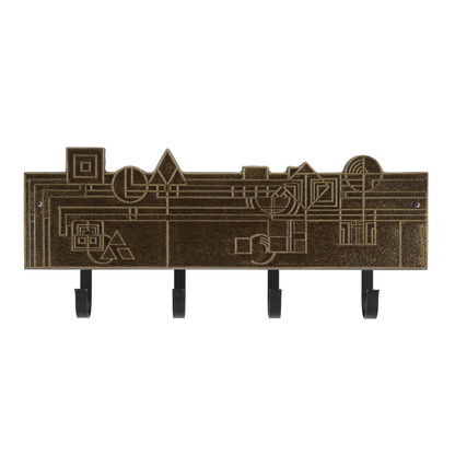 Frank Lloyd Wright Four-Hook Plaque