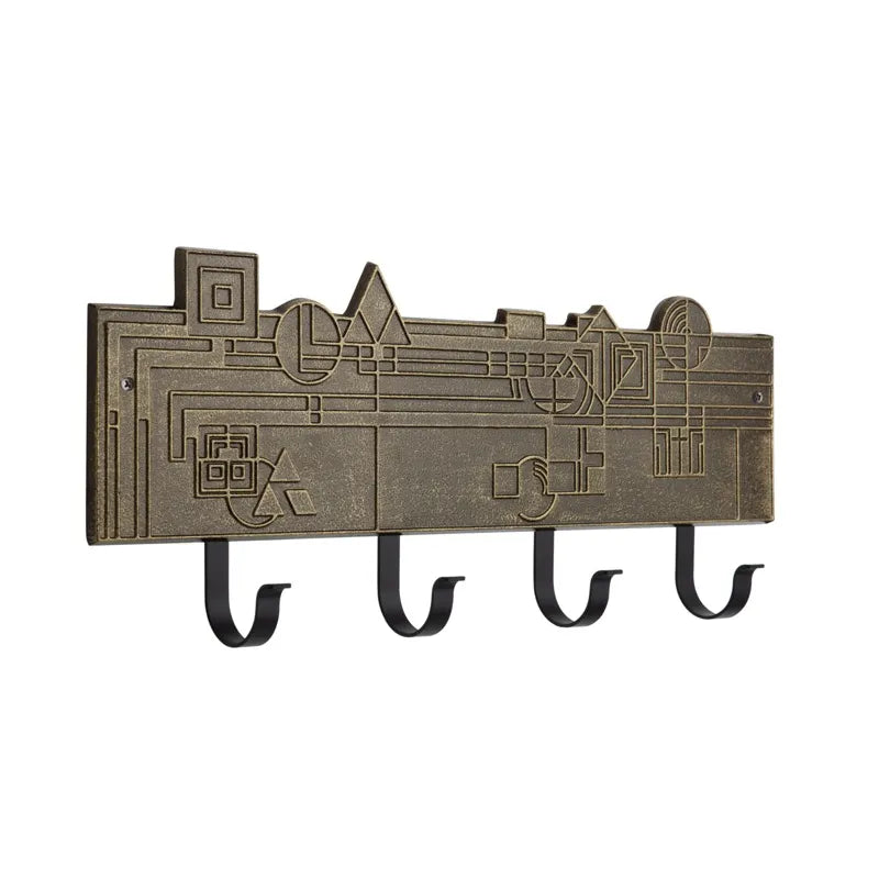 Frank Lloyd Wright Four-Hook Plaque