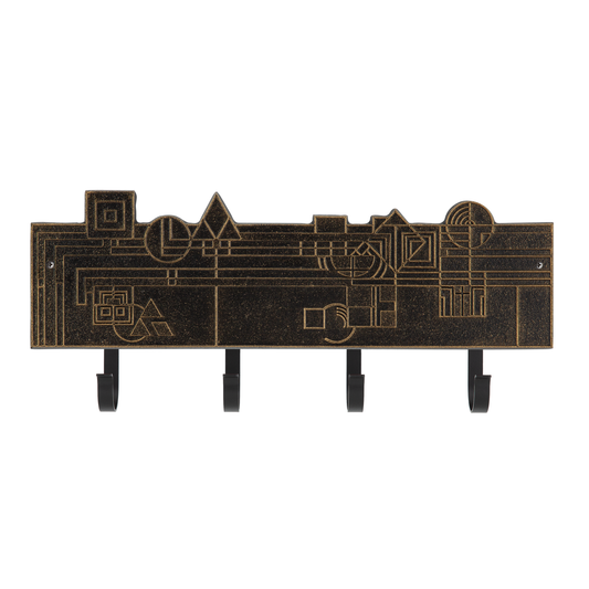 Frank Lloyd Wright Four-Hook Plaque