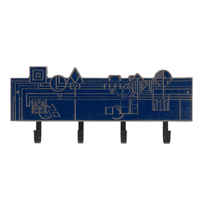 Frank Lloyd Wright Four-Hook Plaque