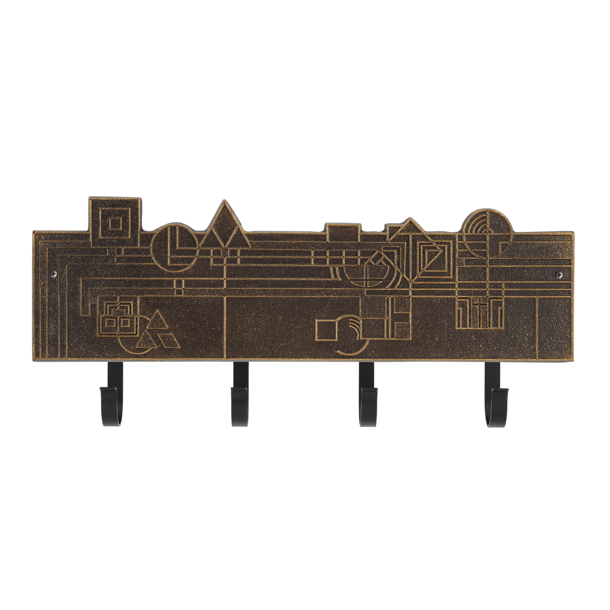Frank Lloyd Wright Four-Hook Plaque