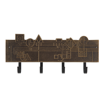 Frank Lloyd Wright Four-Hook Plaque