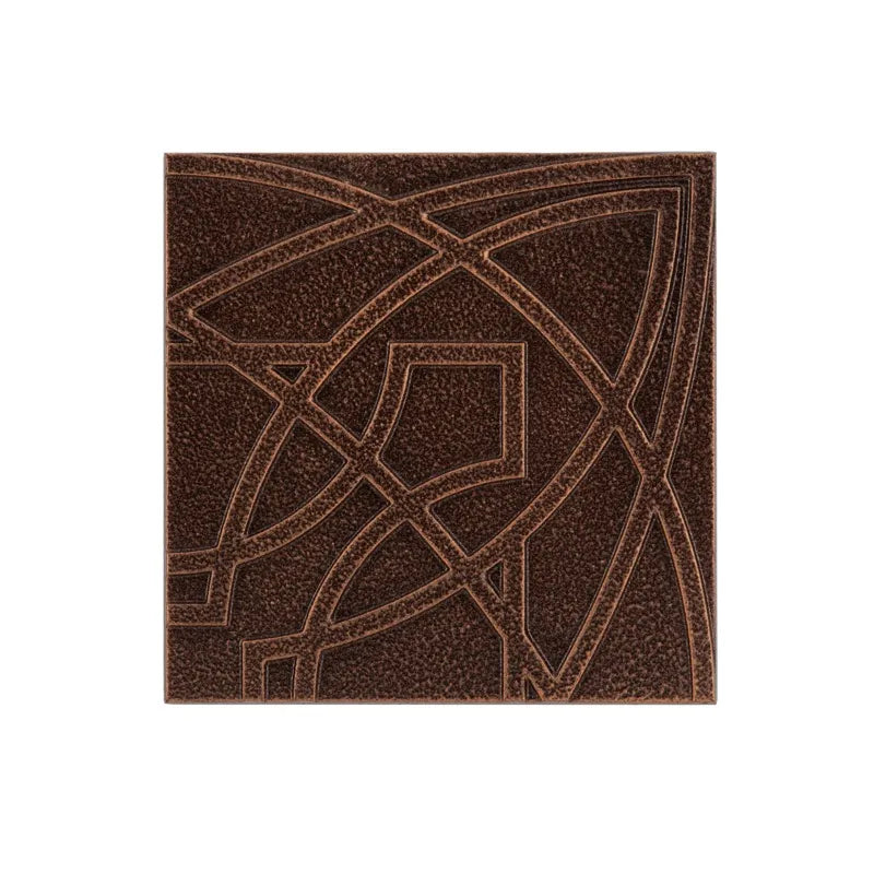 Frank Lloyd Wright Luxfer Prism Tile Plaque - 8" x 8"