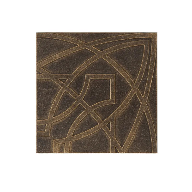 Frank Lloyd Wright Luxfer Prism Tile Plaque - 8" x 8"