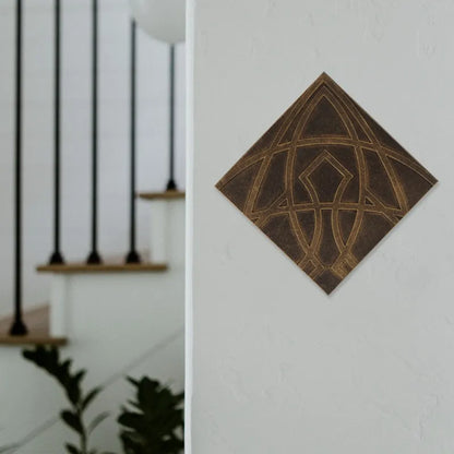 Frank Lloyd Wright Luxfer Prism Tile Plaque - 8" x 8"