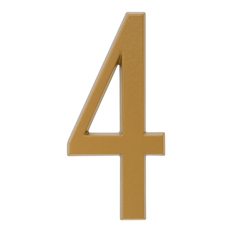 Whitehall Products Address Numbers Satin Brass 5