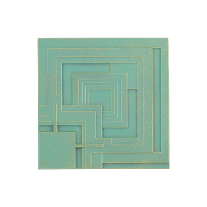 Frank Lloyd Wright Ennis Tile Plaque - 8" x 8"