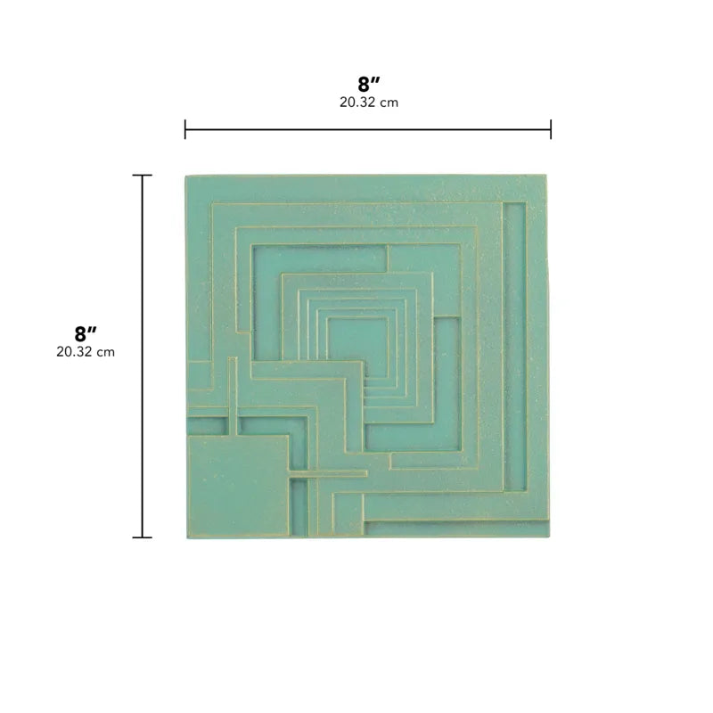 Frank Lloyd Wright Ennis - 8" x 8" Tile Plaques Set of Four