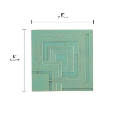 Frank Lloyd Wright Ennis - 8" x 8" Tile Plaques Set of Four
