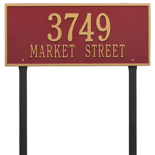 Whitehall Personalized Hartford Estate Lawn Plaque - Two Line