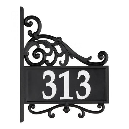 Whitehall Products Nite Bright Acanthus Reflective Address Post Sign 