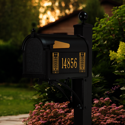 Capitol Mailbox - Frank Lloyd Wright Deluxe Tree Of Life Package #2