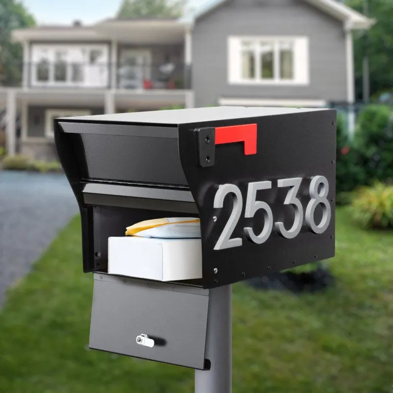 MultiVault Mailbox with Stand-Off Numbers