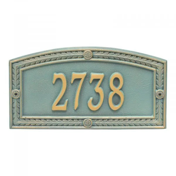 Hamilton Standard Wall Address Plaque - One Line