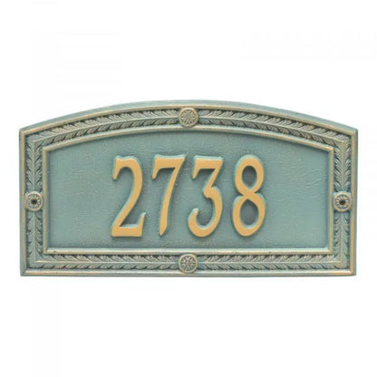 Hamilton Standard Wall Address Plaque - One Line