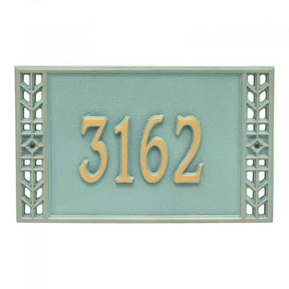 Boston Standard Wall Address Plaque - One Line