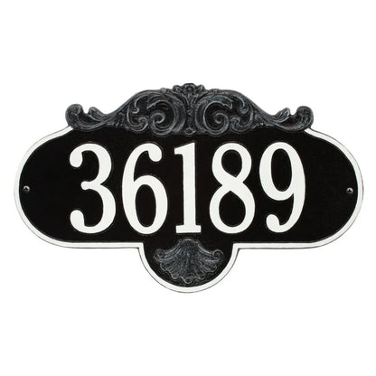 Rochelle Grande Wall Address Plaque - One Line - 2017GG