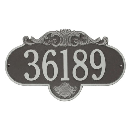 Rochelle Grande Wall Address Plaque - One Line - 2017PS