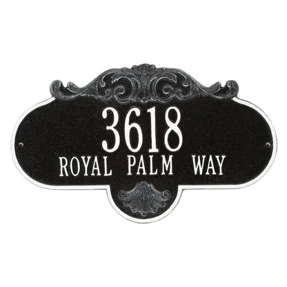 Rochelle Grande Wall Address Plaque - Two Lines - 2018GG