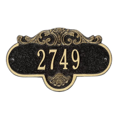 Rochelle Petite Wall Address Plaque - One Line - 2020BS