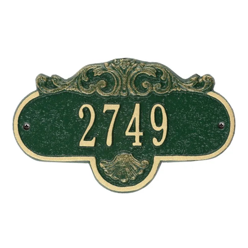 Rochelle Petite Wall Address Plaque - One Line - 2020RG
