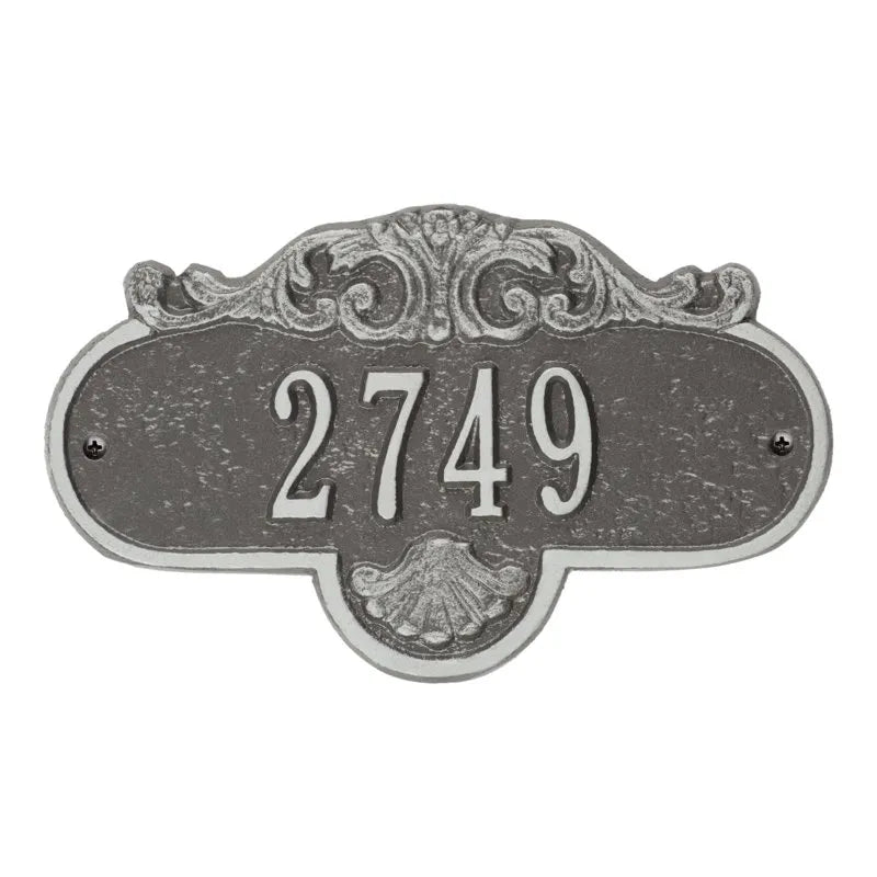 Rochelle Petite Wall Address Plaque - One Line - 2020PS