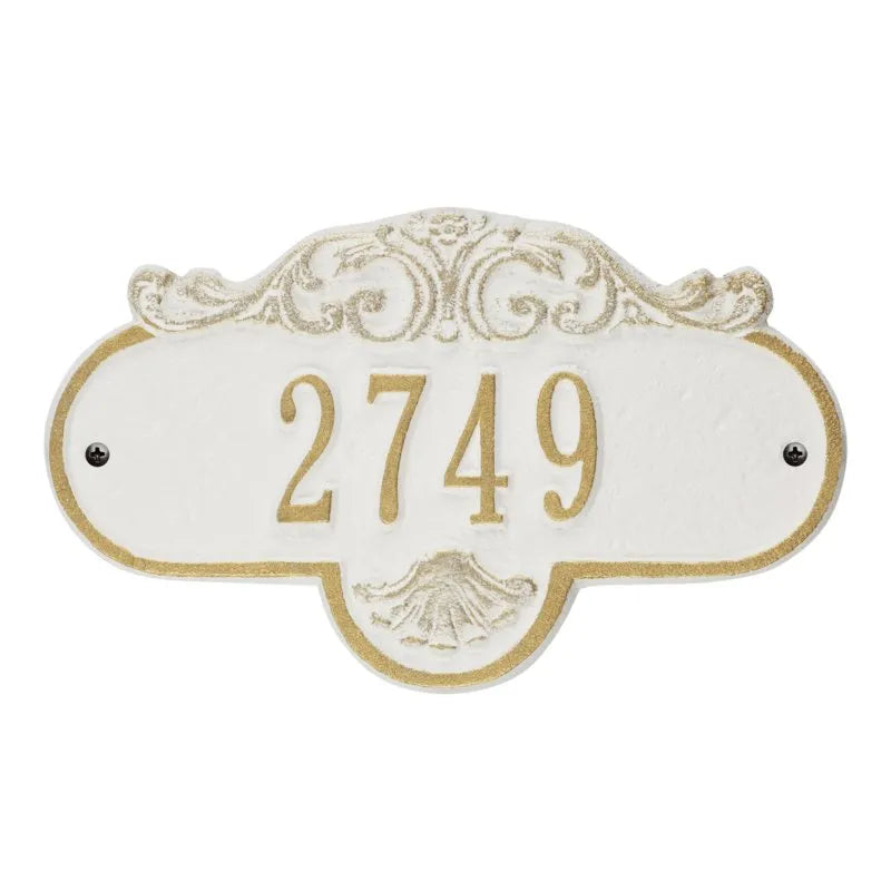 Rochelle Petite Wall Address Plaque - One Line - 2020WG