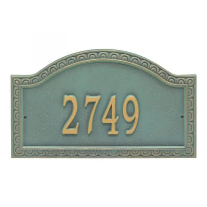 Penhurst Grande Wall Address Plaque - One Line