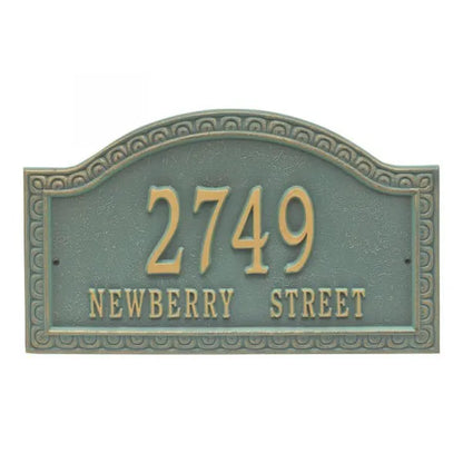 Penhurst Grande Wall Address Plaque - Two Line