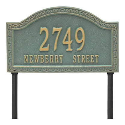 Penhurst Grande Lawn Address Plaque - Two Line