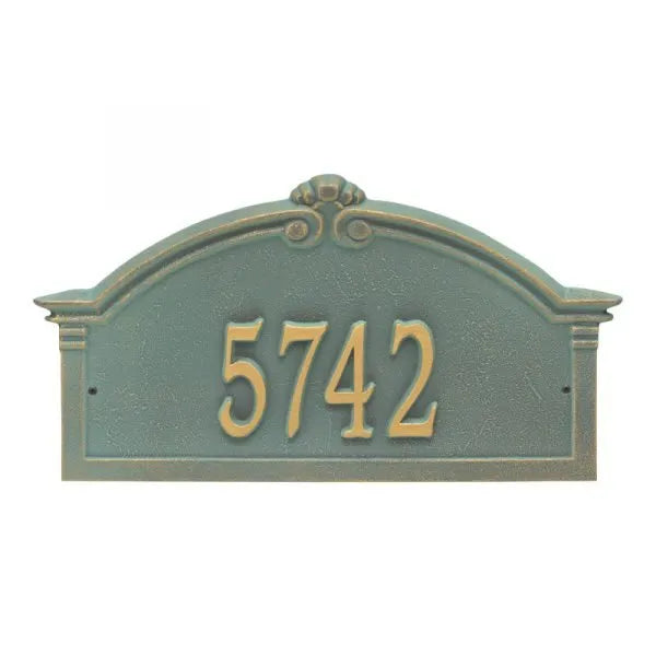Roselyn Arch Grande Wall Address Plaque - One Line