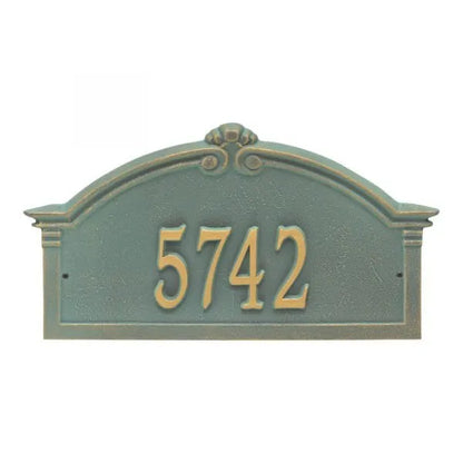 Roselyn Arch Grande Wall Address Plaque - One Line