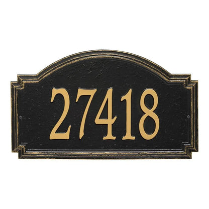 Williamsburg Estate Wall Address Plaque - One Line