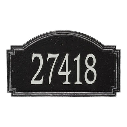 Williamsburg Estate Wall Address Plaque - One Line