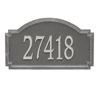 Williamsburg Estate Wall Address Plaque - One Line