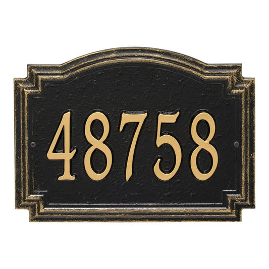 Williamsburg Standard Wall Address Plaque - One Line