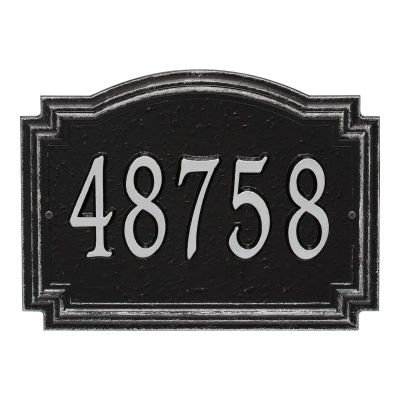 Williamsburg Standard Wall Address Plaque - One Line