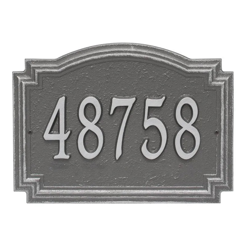 Williamsburg Standard Wall Address Plaque - One Line