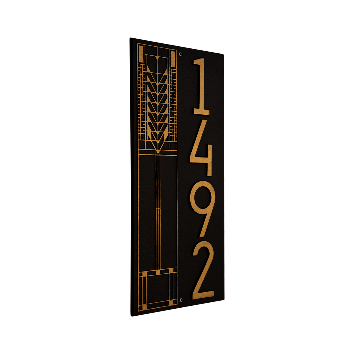 Frank Lloyd Wright Tree Of Life Modern Vertical Plaque - Standard One Line