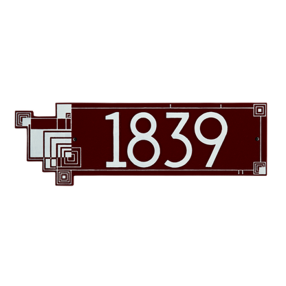 Frank Lloyd Wright Cube Abstraction Modern Plaque - Standard One Line