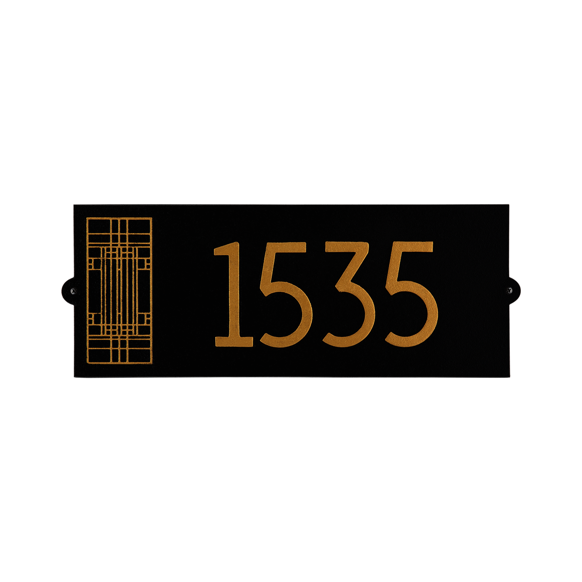 Frank Lloyd Wright Oak Park Modern Plaque - Standard One Line